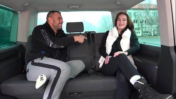 Youthful Bombshell Eats Sperm After Plow In A Take-Van