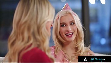GIRLSWAY - Small Emma Rosie Begs For Stepmother Andi Avalons Gushing Honeypot After Birthday Party