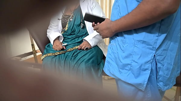 Indian Doctor Having Fun In Clinic