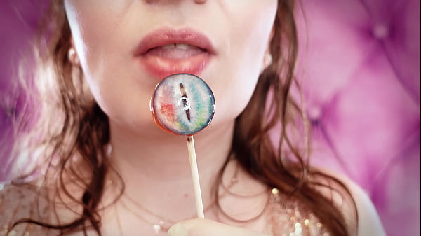 ASMR: Eating Lollipop Candy In Latex Medical Gloves SFW Video