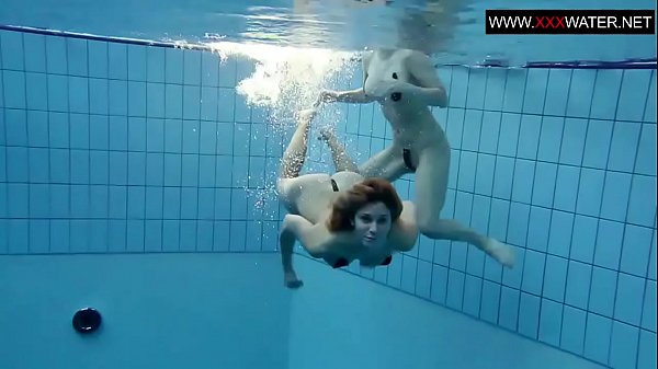 Andrea And Her Bombshell Monika Cherishing Swimming Pool