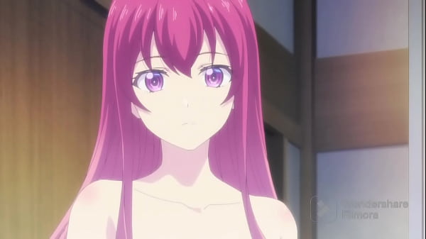 Chick Enters The Bathroom Exposed Without Knowing That There Is Someone Inside