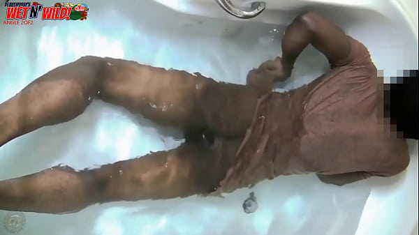 *PREMIUM* Gaping Enema, Washing Out My Asshole With Massive Backside Cram In The Jacuzzi | Angle 2of2