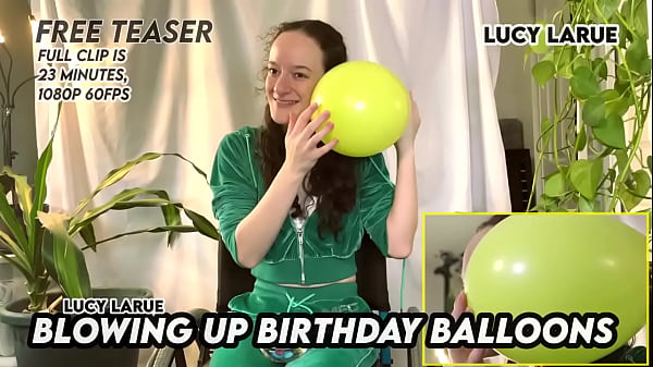 Swallowing Up Birthday Balloons