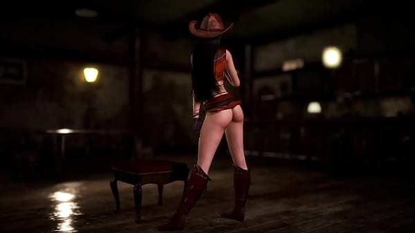 Unabashed Beauty Tifa Lockhart In Straddle Ride Outfit Dancing In Seventh Heaven