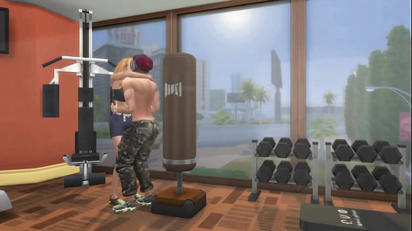Hunky Sims 4 - Sweaty Steamy Sex After The Fierce Workout In The Gym