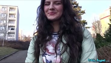 Tempting Young ITALIAN Smashed After An Unscripted Modelling Casting - Public Agent
