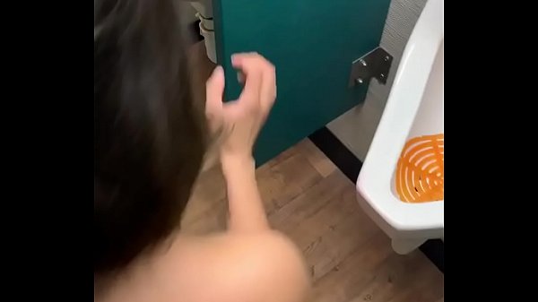 Toilet Pig Stuff At Public Restroom