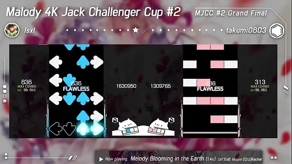 Malody 4K Tug Challenger Cup Grand Finals | Lsxl Vs. Takumi0803