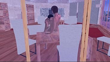 Animated 3D Gay Porn - Guy Giving Blowjob And Hand Work In Living Room