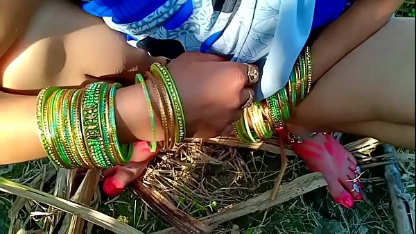 Indian Village Bhabhi Pounding Outdoor