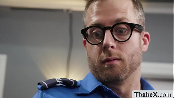 Shemale Flight Attendant Analed By Airport Security