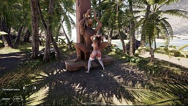 Lara Croft Yearns That Huge Prick, The Statue Awakens And Grants Her Wish. 3D Hentai Game