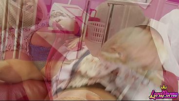 Fair-haired Karlie Simon Room Service Pussy Filled With His Shaft