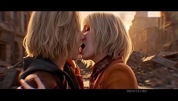 Ashley Graham X Grace Ashcroft Lesbian Making Out (Resident Evil /AI Generated)