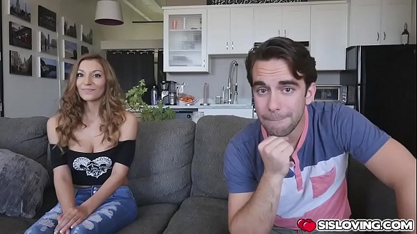 Moka Mora Swallowing Stepbros Pole In Front Of The Camera!