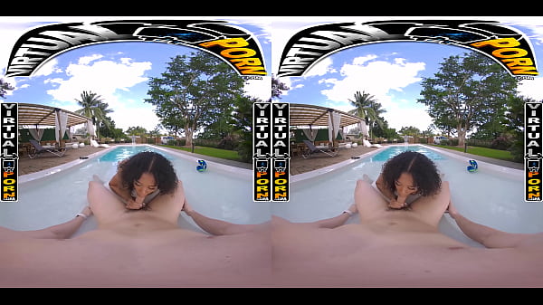 VIRTUAL PORN - Skyla Sun's Outdoor Nail By The Pool #POV #VR