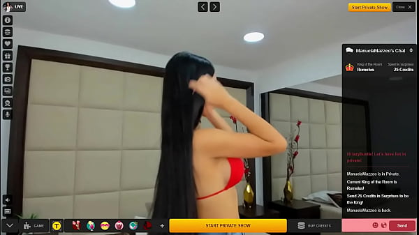 Really Steamy Camgirl Getting Stripped