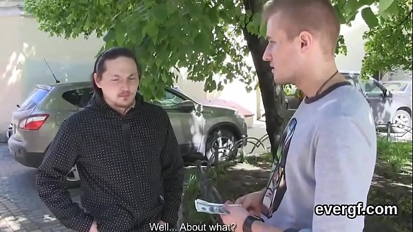Bankrupt Lover Lets Nasty Buddy To Prod His Honey For Cash