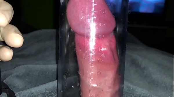 Penetrating Urethral Stuff W/condom Holding It In While I Pump The Juices Out Of My Balls