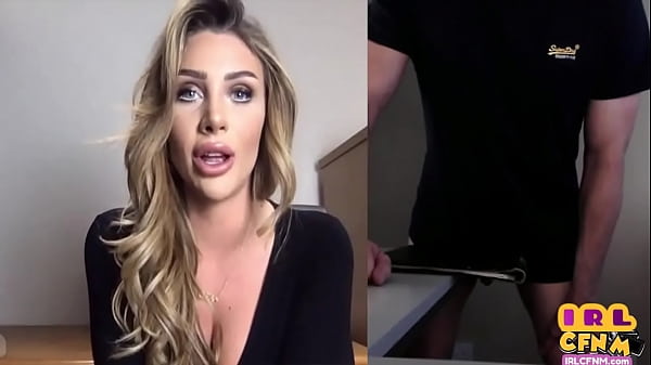 CFNM Real Bosomy COUGAR Seducing Dude To Wank Over Webcam