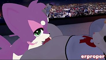 VR Chat Meowth Gets Nursed & Stroked By Purloin