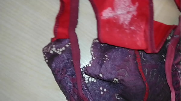 GF' Sleazy Stained Panties Full Of My Cum