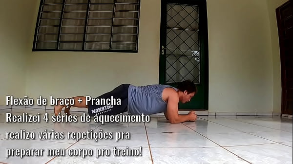 Treino De Peito E Abdômen Em CASA MESMO! Sem Academia?