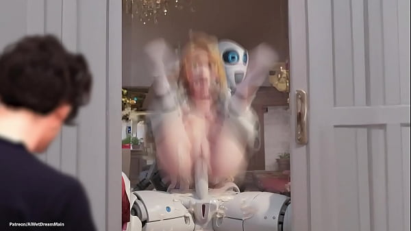 Hotwife Caught In The Act With The Home Robot They Saved Up For.