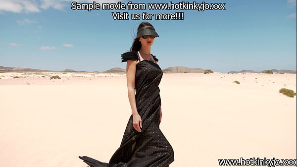 Hotkinkyjo With Black Tape Self Butt Sex Fist Fuck & Prolapse At Sand Dunes