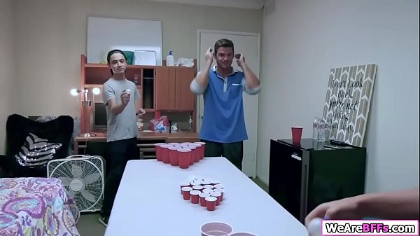 Nympho Bffs Plays Pong And Get Drilled