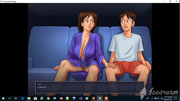 Summertime Saga Oral On Couch With Debbie