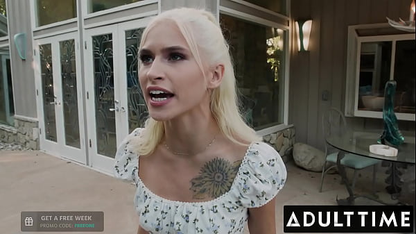 ADULT TIME - Kate Bloom Taunted Her Stepsister's Oblivious Boyfriend With Her EXTREMELY DRIPPING CUNT!