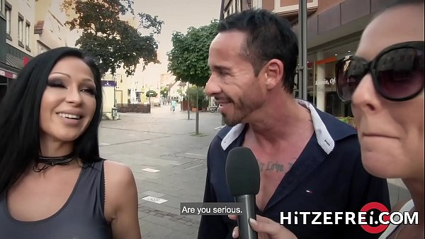 HITZEFREI Busty German MILF Jacky Lawless Backside Nailed Outdoors