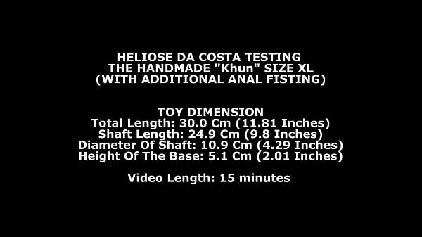 Heloise Dacosta Testing The Handmade Khun Size XL (With Additional Ass Play Full-hand Play) TWT316