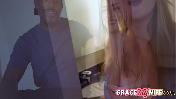 Unscripted Husband Approaches His Shy Hotwife In The Bathroom To Parade Her His Selection A Good Looking Black Hunk