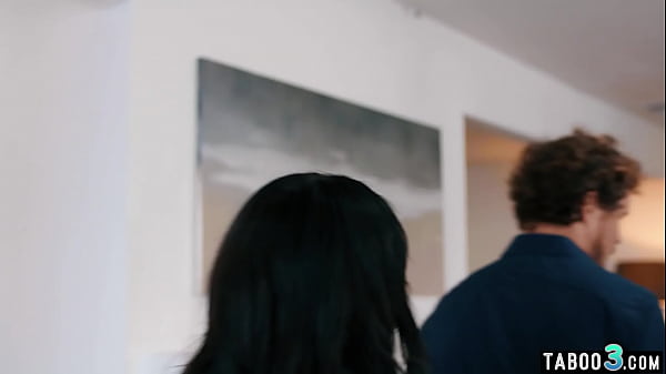 Ebony Wifey Cali Caliente Screwing Her Husbands Stepbrothers Giant White Dick