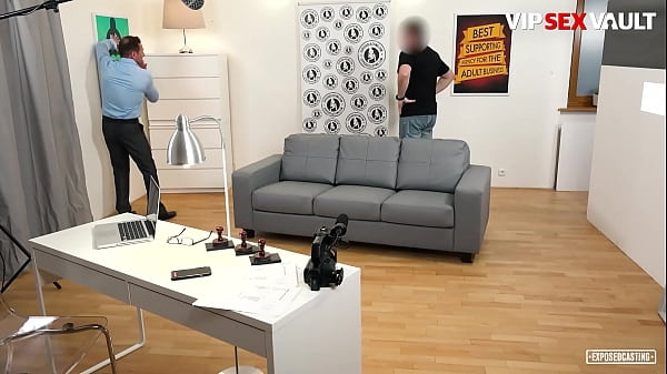 EXPOSED CASTING - (Luna Rival & David Perry) Darling French Hammers On Set With A Dirty Agent