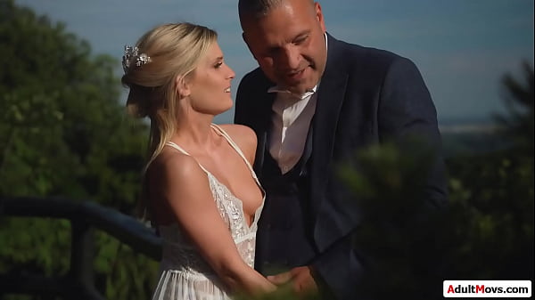 Delicate Bride Is Dped By Hubby And Waiter