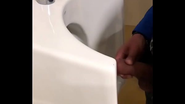 Spycam At Public WC Good Prick