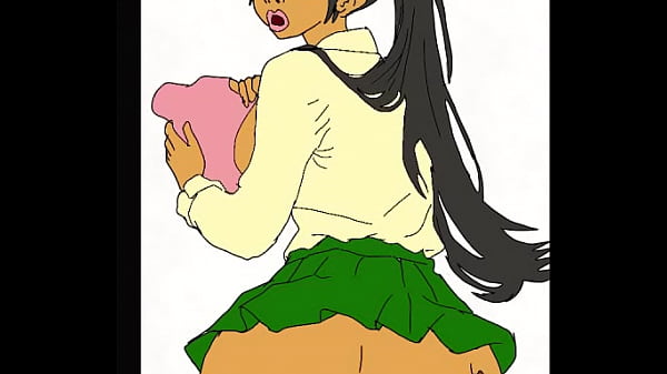 Ebony Coed Receives Hot Black Rod In School Uniform Hentai Hentai