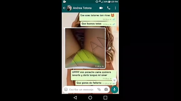 Andrea Is A Friend From Massage, We Talk On WhatsApp And I Make Her So Randy, She Tells Me She Wants To See My Cock ... She Makes A Video Call, Reveals Me Her Melons And Comes In