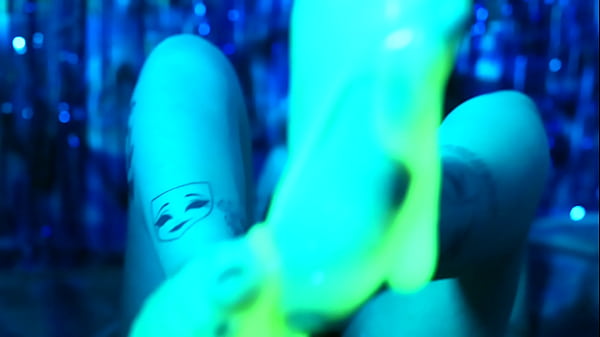 Lesbians Slime Foot Fixation And Hitachi Play