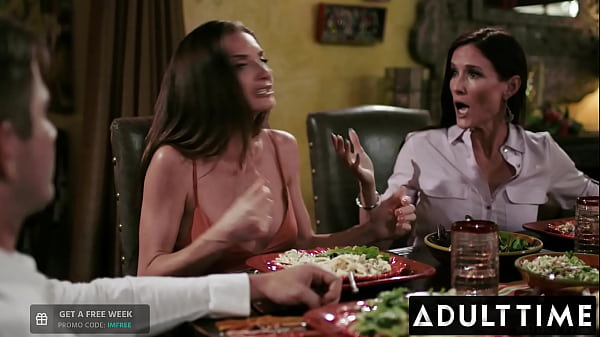 ADULT TIME - He's MY Stepson! With Silvia Saige, Sofie Marie, And Nathan Bronson
