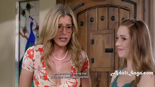 Stepdaughter's Shocking Skirt Lift - Cory Chase, Myra Cries
