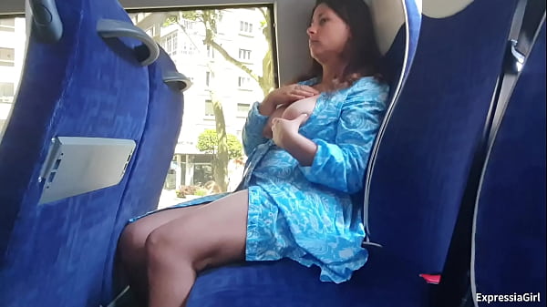 My Stepmommy Flashes Her Tits And Pussy In The Bus
