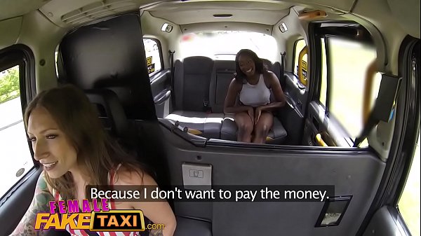 Female Fake Taxi Big-breasted Ebony Stripper Covets Her Tight Snatch Lapped