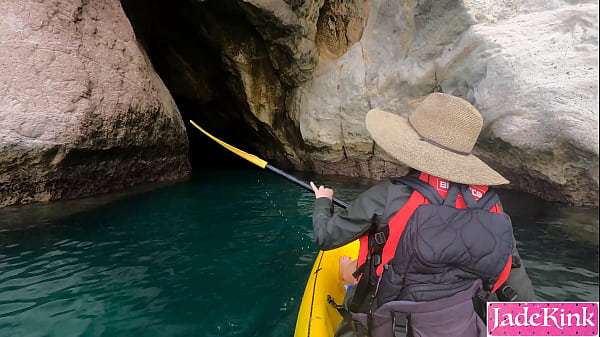 Public Camp Van, Kayaking And Hiking Sex Compilation