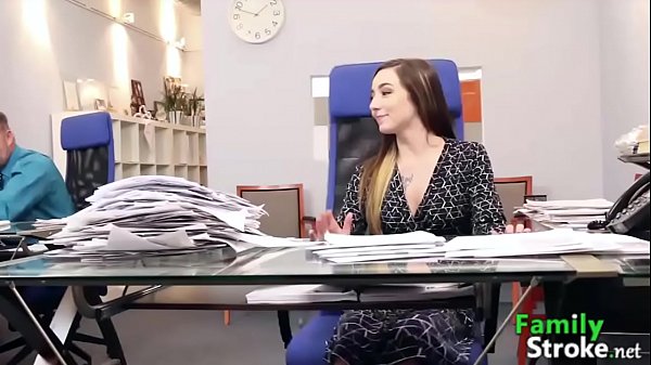 Darling Cutie And Stepdaddys Cock's At Office: FamilyStroke