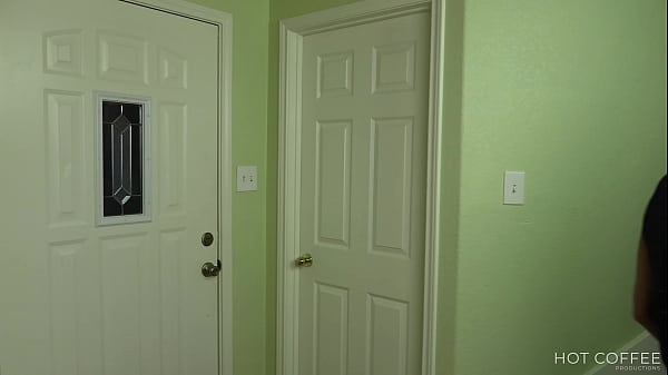 Stepbrother Masturbates While Watching Through A Door As His Stepsibling Plows Herself With A Dildo